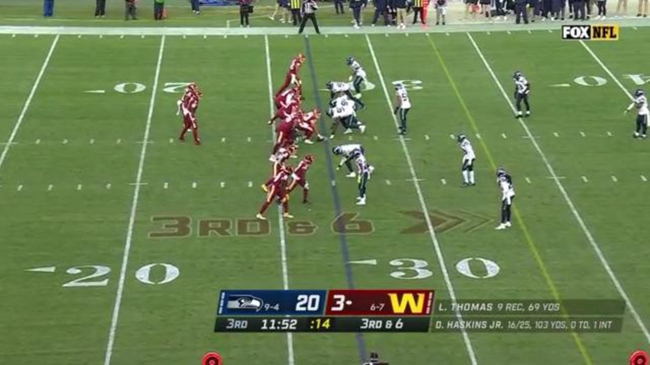 Can't-Miss Play: Washington Football Team wide receiver Terry McLaurin  MOSSES Seattle Seahawks cornerback for stellar 30-yard snag