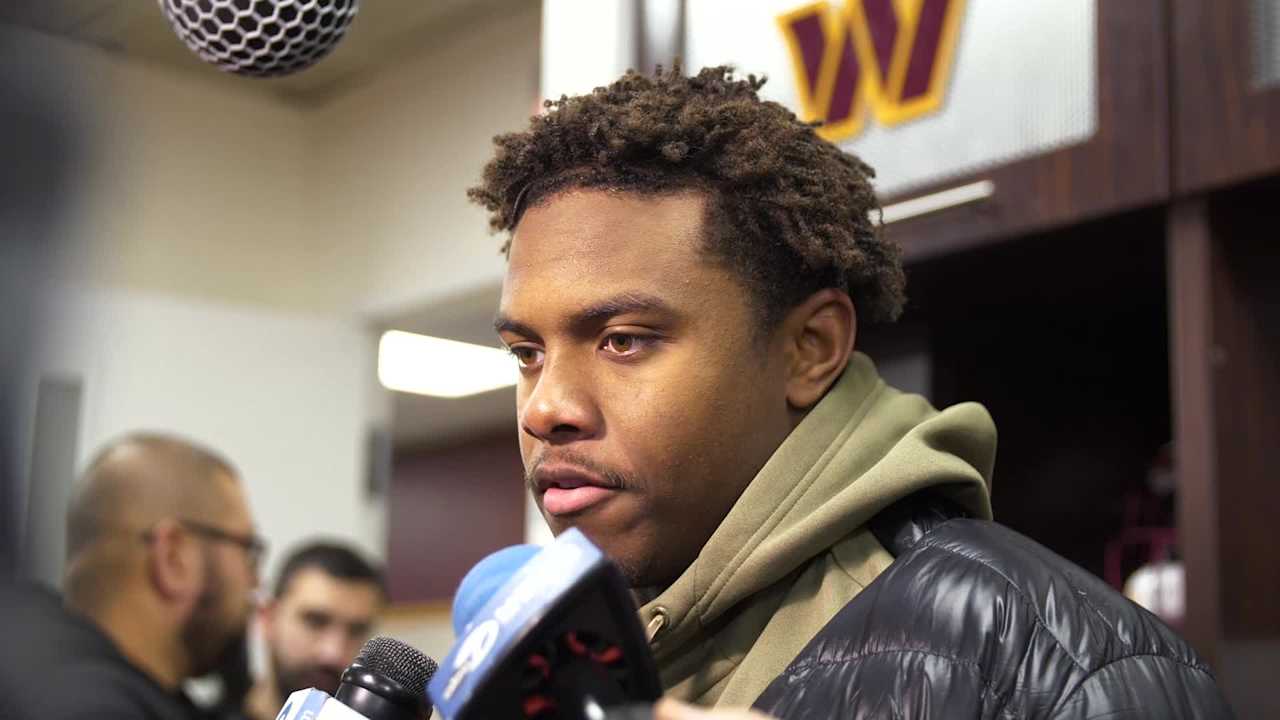 Jahan Dotson "Everyone in this locker room is all we really got, so