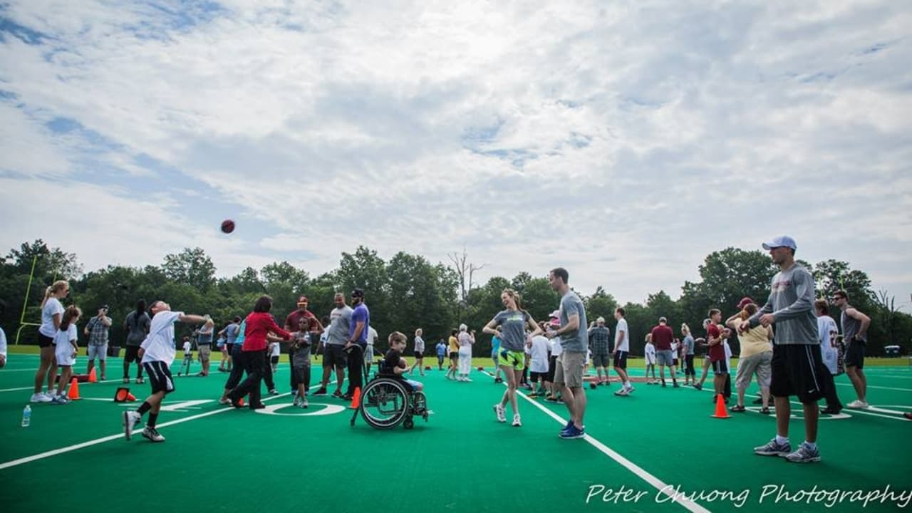 Terry McLaurin hosts inaugural youth football camp