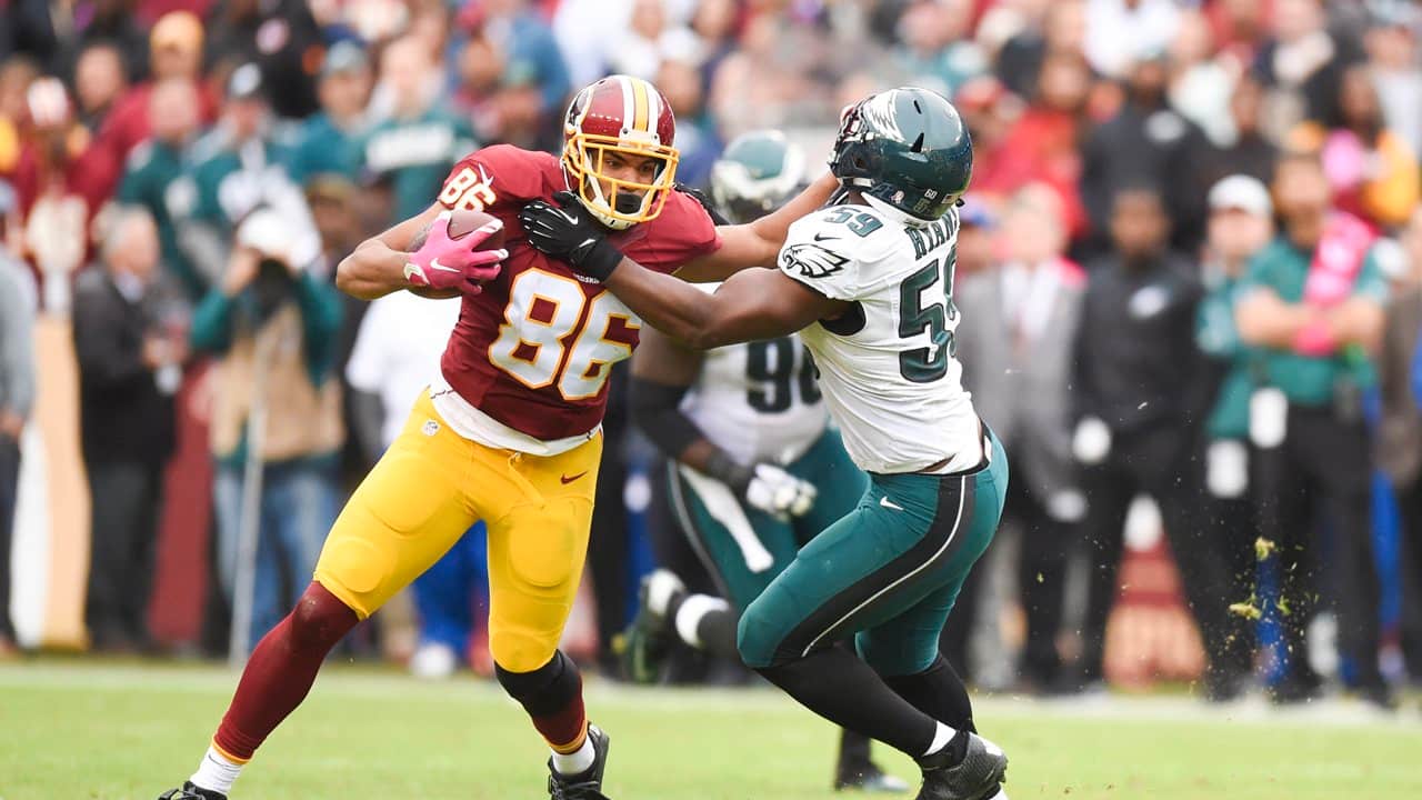 Jordan Reed Named To NFL's 'Top 100' List