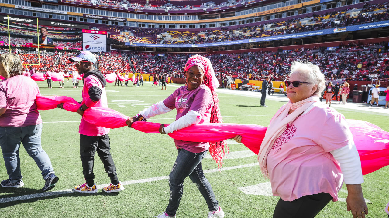 Washington Football Team Unveils 2021 Think Pink® Breast Cancer Awareness  Campaign Plans For Week 5 Of NFL Season