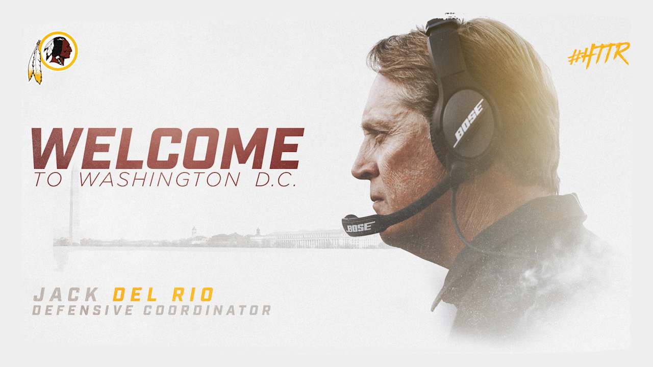 Redskins Name Jack Del Rio As Defensive Coordinator