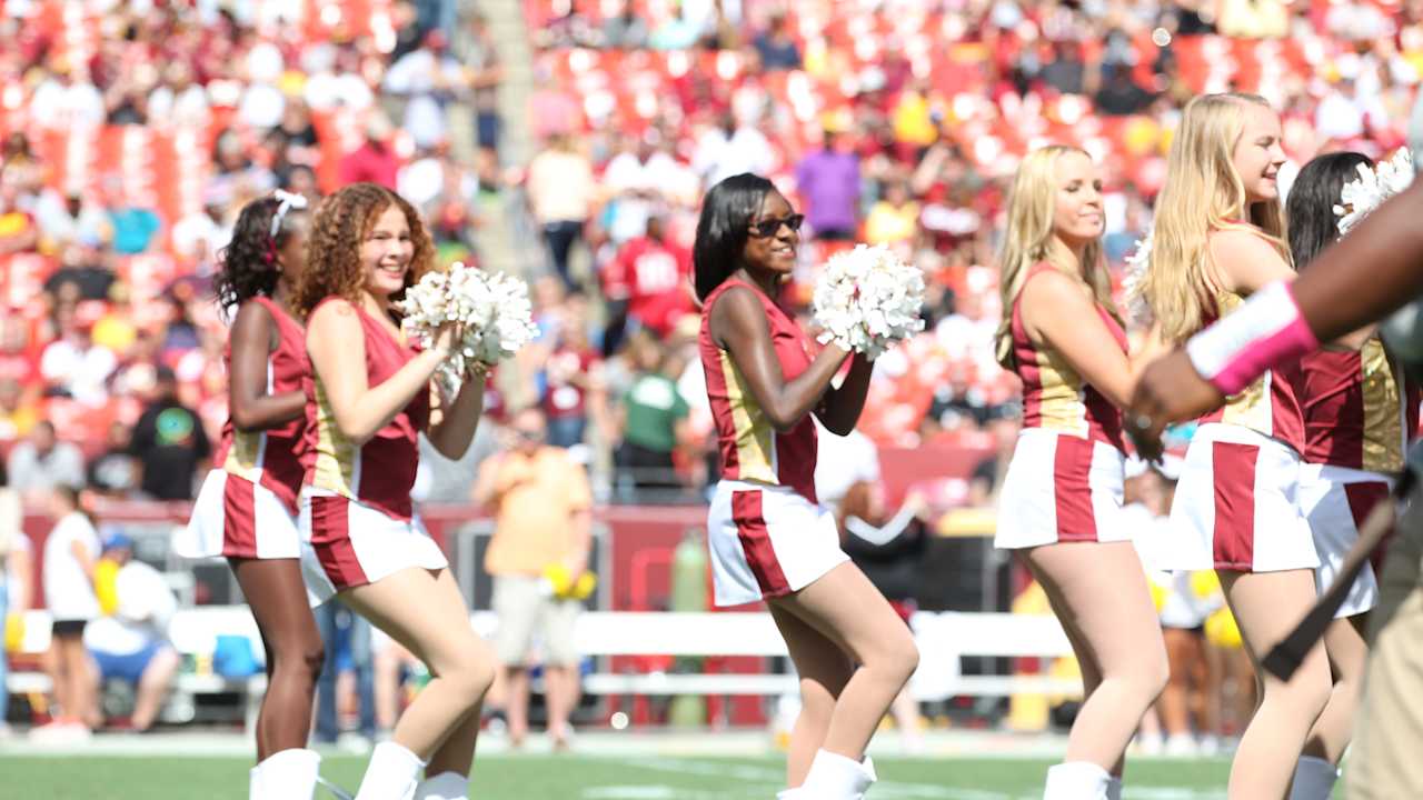 2014 Junior Redskins Cheerleaders Halftime Performances
