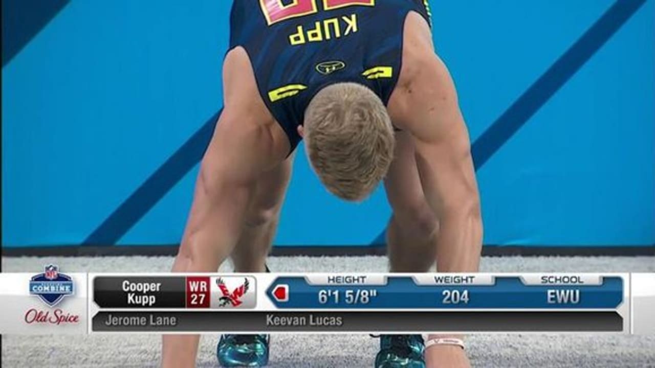 NFL: WR Cooper Kupp Runs A 4.62 40-Yard Dash