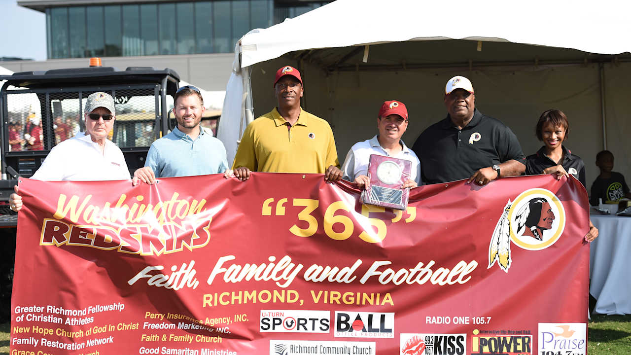 Richmond Faith Leaders Share Awards And Support With Redskins
