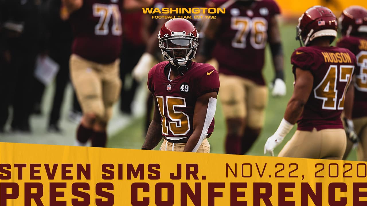 Press Conference Steven Sims Jr. November 22, 2020