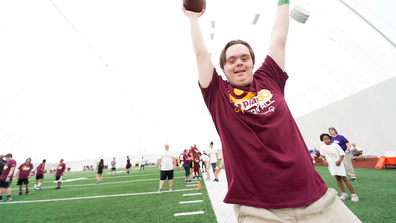 Redskins Host Special Olympics Flag Football KickOff