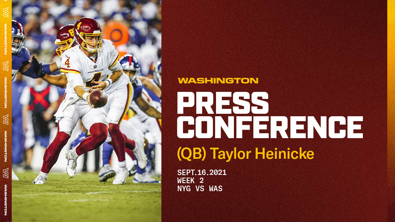 Press Conference: Taylor Heinicke