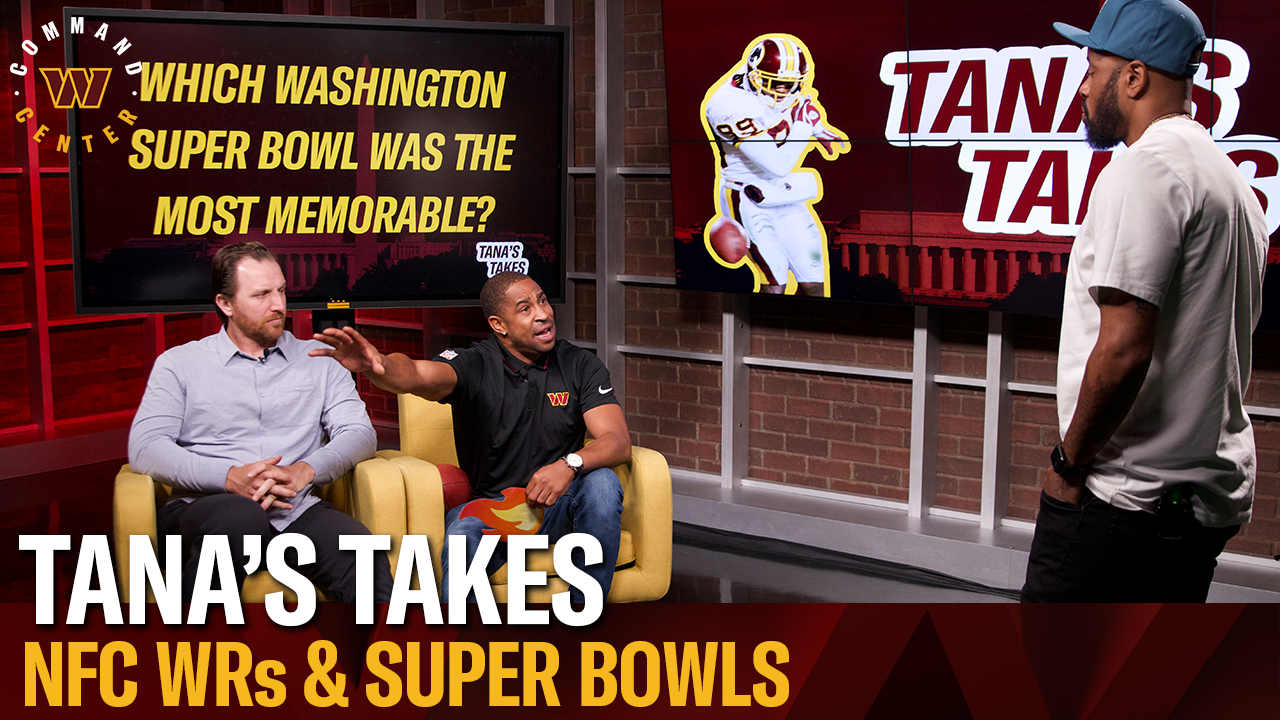 Tana's Takes on NFC East receivers Washington Commanders