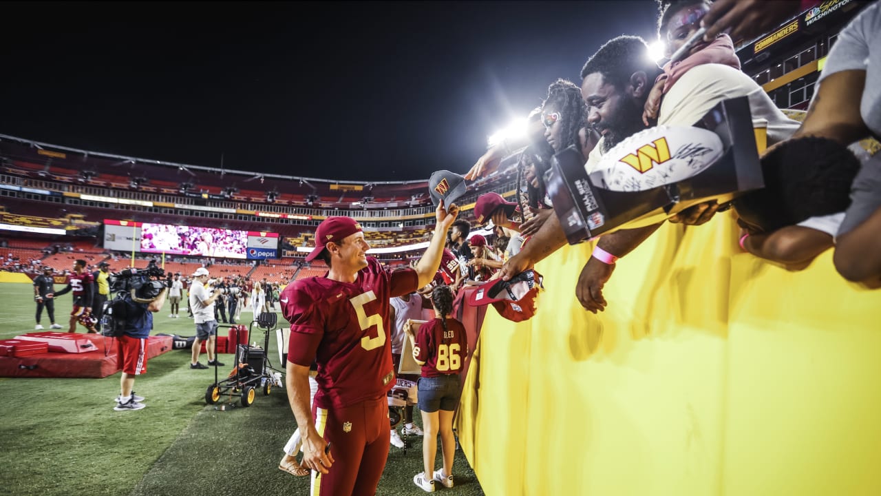 Washington Redskins punter Tress Way turns camp fun into trivia