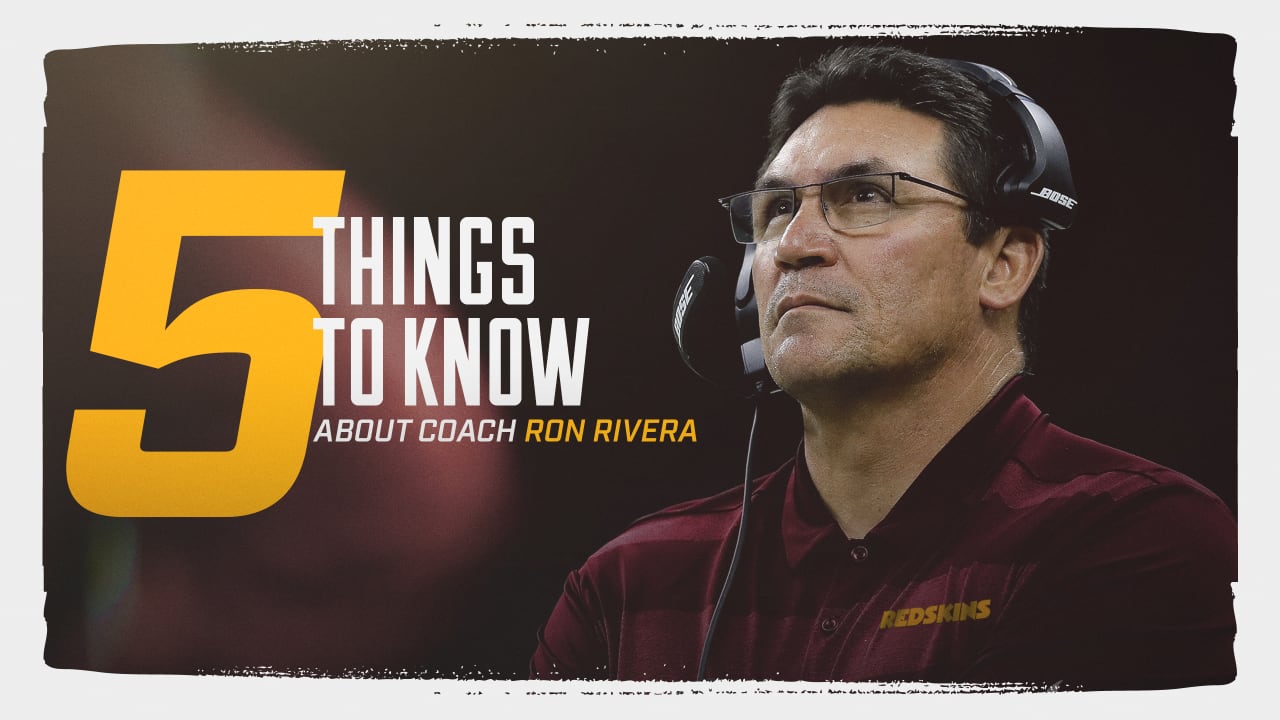 Five Things To Know About New Redskins Head Coach Ron Rivera