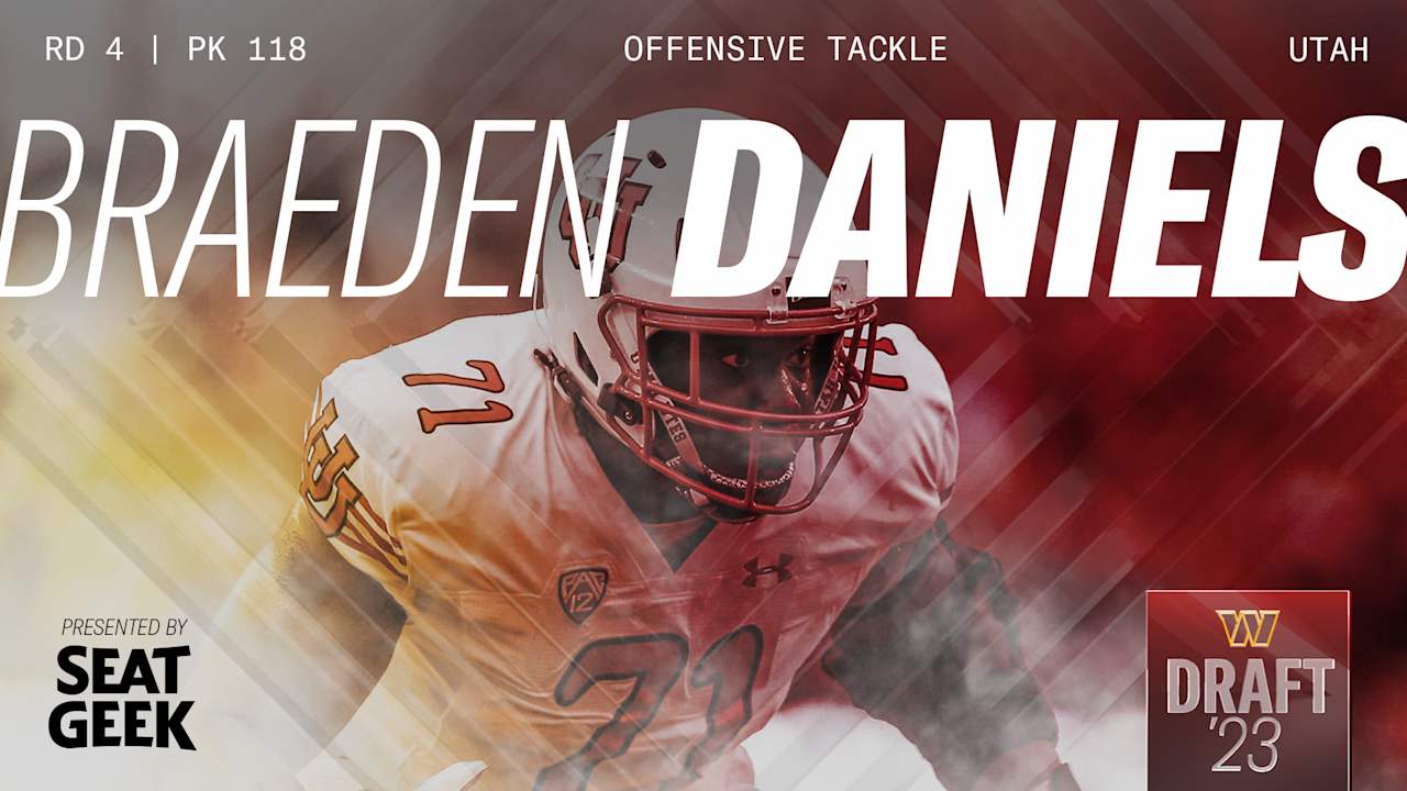 Commanders draft OT Braeden Daniels with No. 118 overall pick