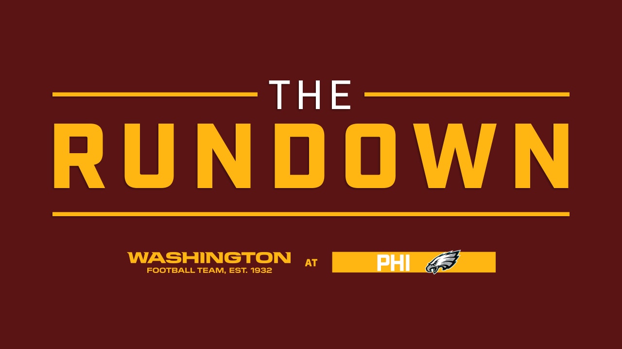 The Rundown  Previewing Week 17 Against The Philadelphia Eagles