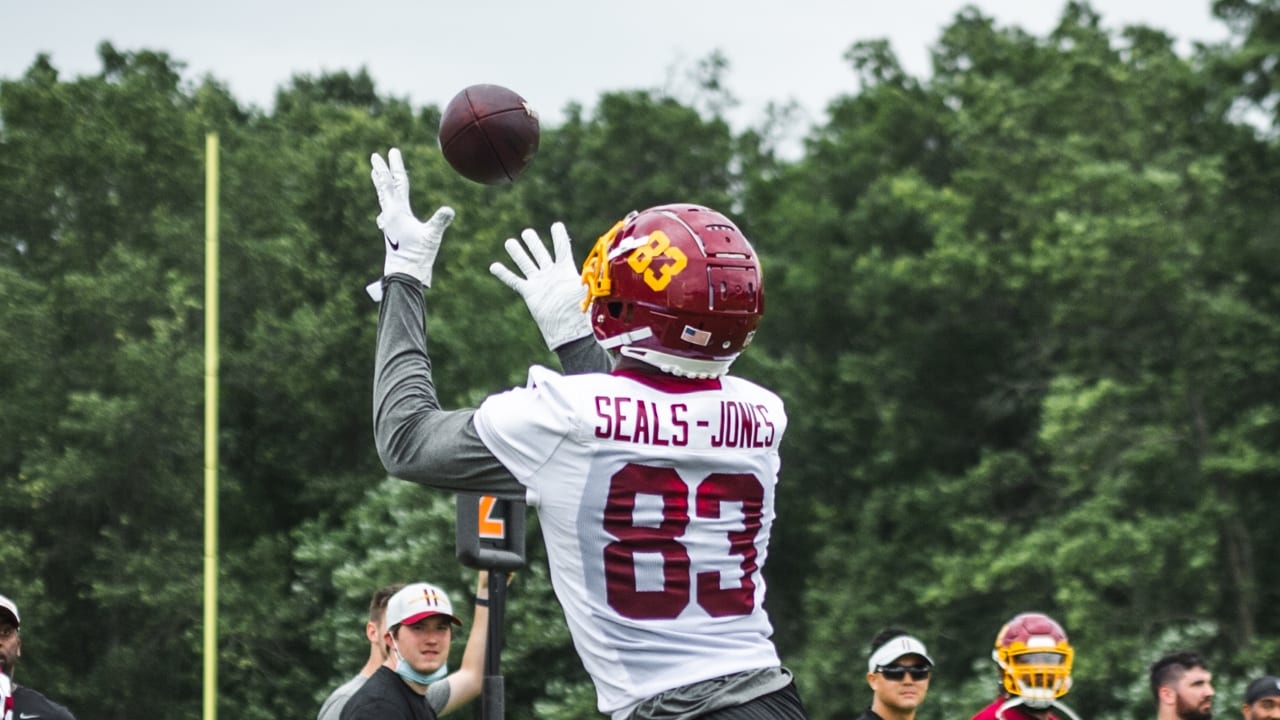 Washington Football Team tight end Ricky Seals-Jones (83) lines up