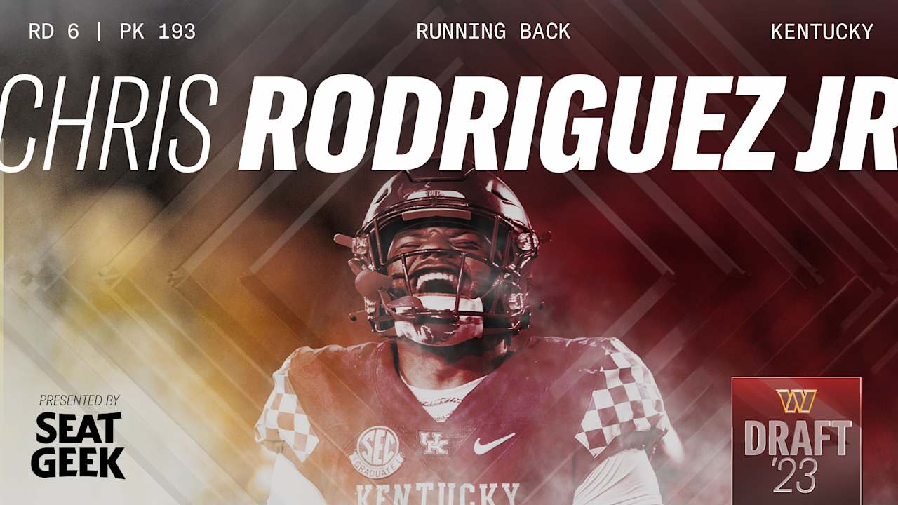 Commanders draft Chris Rodriguez Jr. with No. 193 overall pick