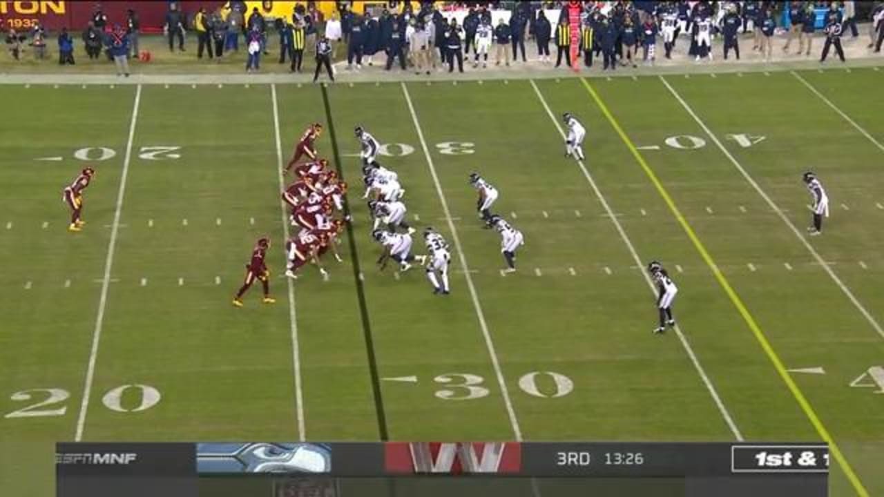 Heinicke's masterfully accurate 40-yard loft lands in McLaurin's lap