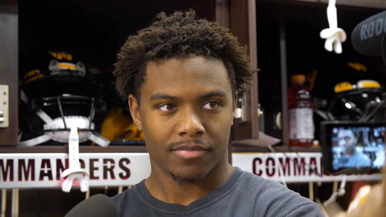 Jahan Dotson "It's tough to be out and away from doing what you love