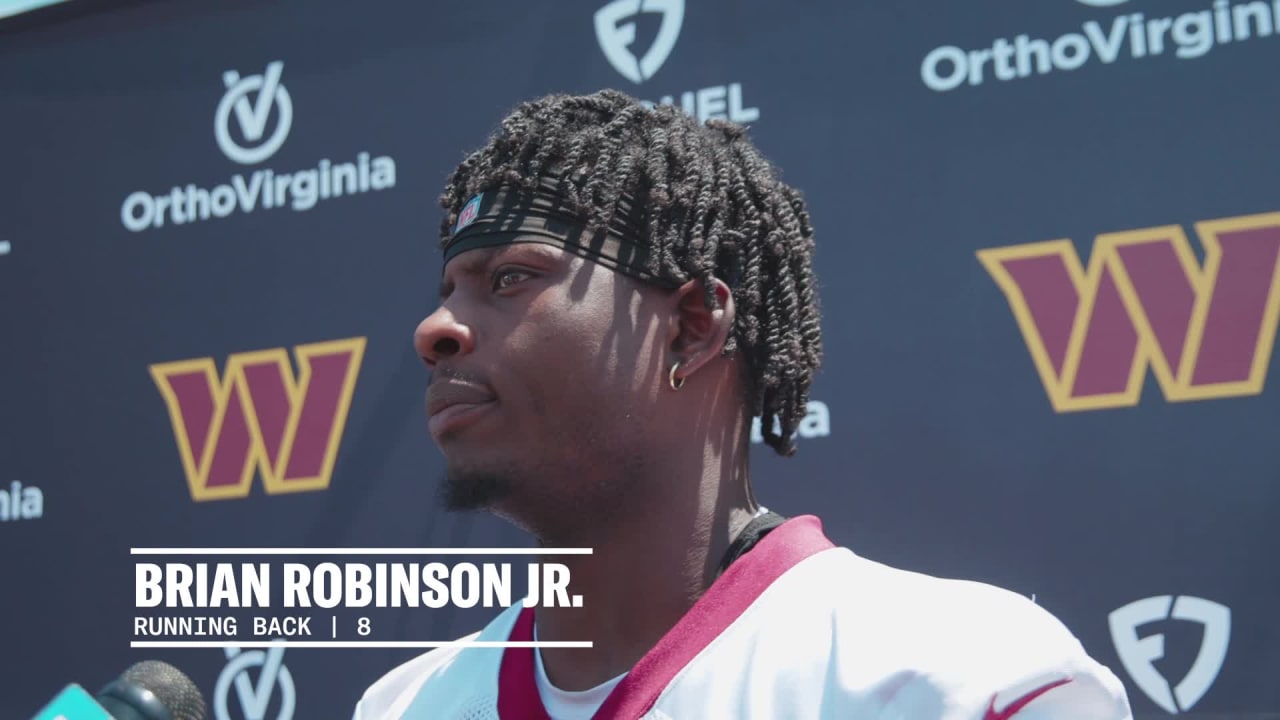 Commanders RB Brian Robinson Jr on Magic Johnson & Sam Howell's