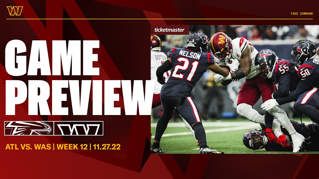 Commanders vs. Falcons preview Preparing for a 2021 rematch