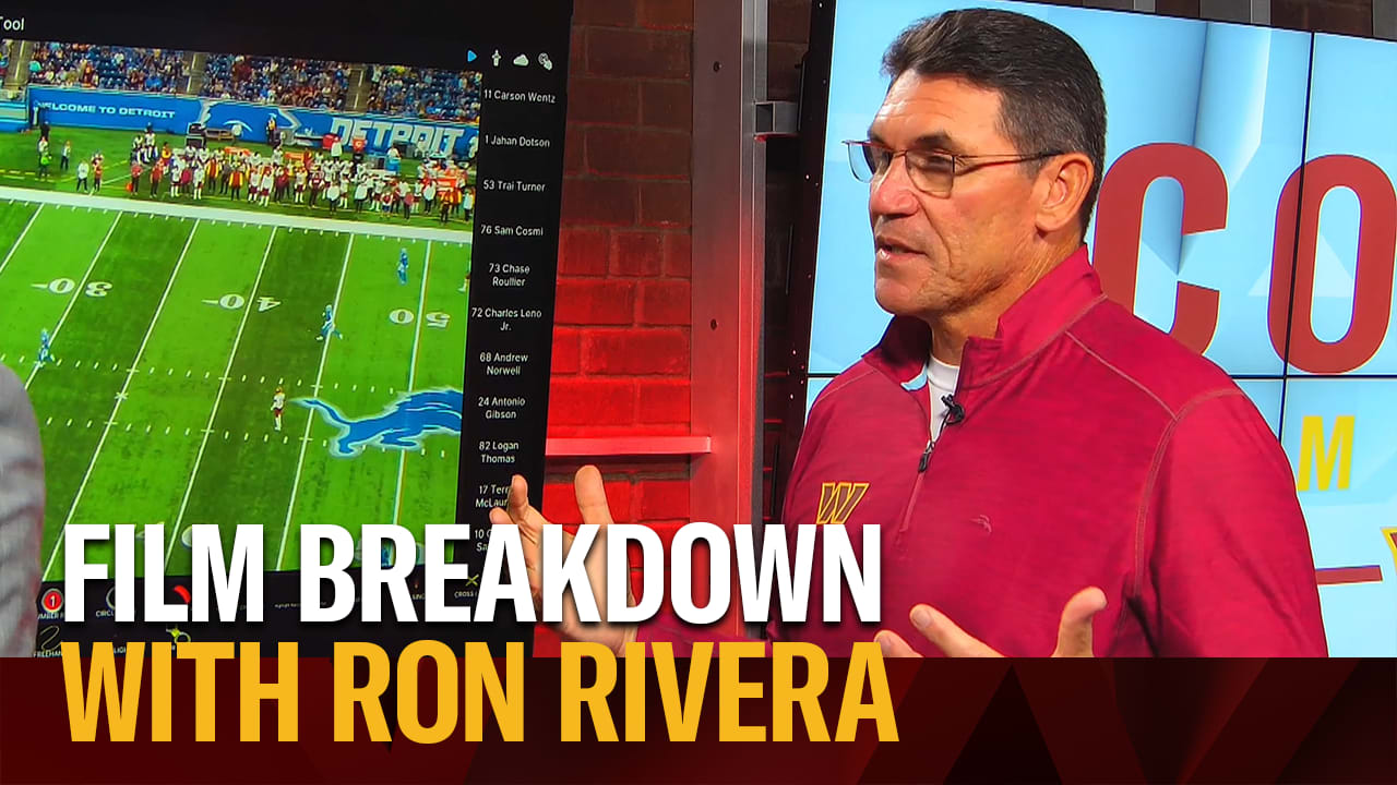 Film breakdown with Ron Rivera  Terry McLaurin and Sam Ehlinger