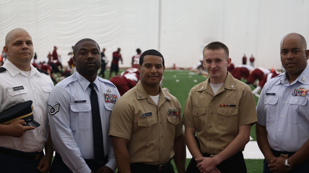 Members of Military at OTA Practice