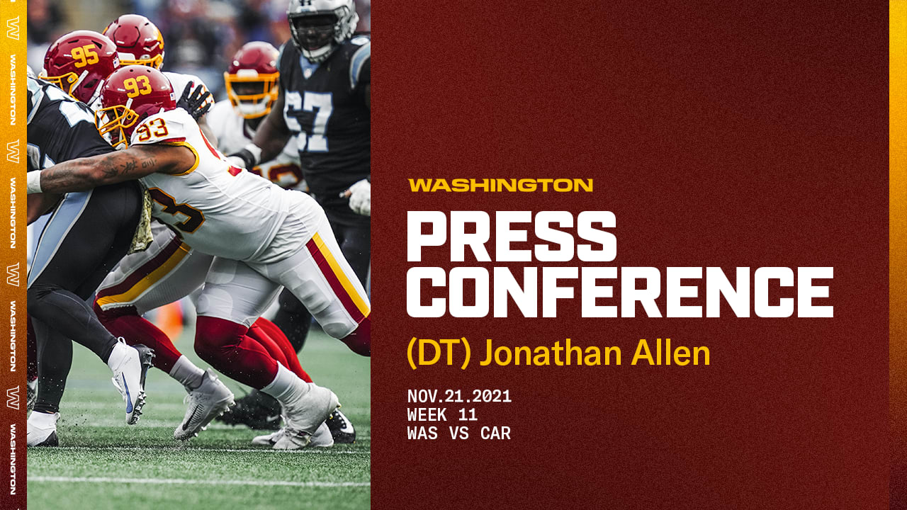 WATCH: Washington Commanders DT Jonathan Allen Grabs First Career