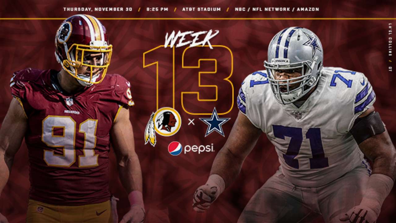 Thanksgiving day football schedule Redskins vs Cowboys: TV, Radio