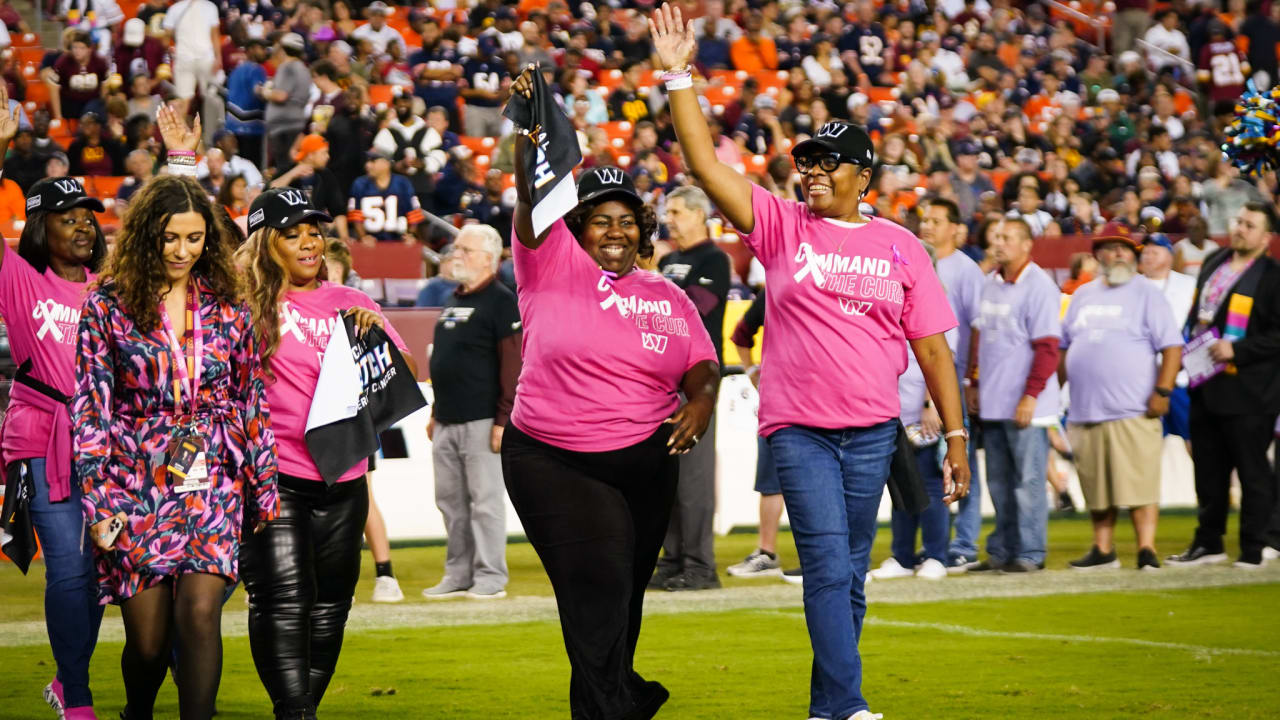 In October We Wear Pink And Watch Washington Commanders Football