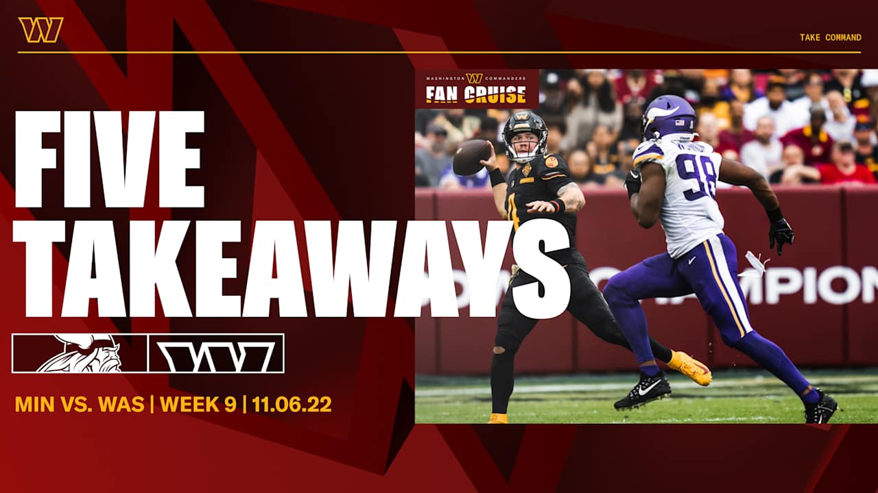 5 takeaways from Washington's 2017 loss to the Vikings