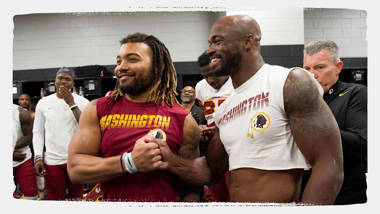 Derrius Guice, Adrian Peterson will both see playing time vs. Jets