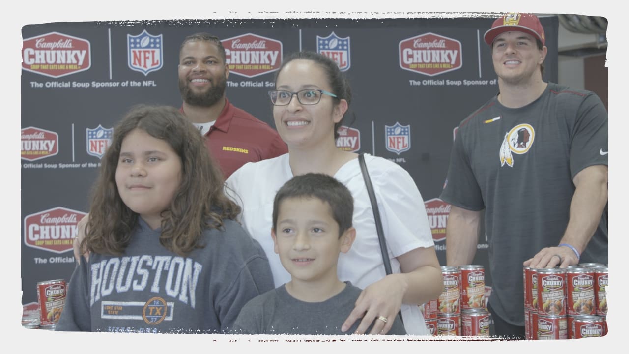 Ryan Kerrigan Campbells Chunky Donate 23000 Cans Through