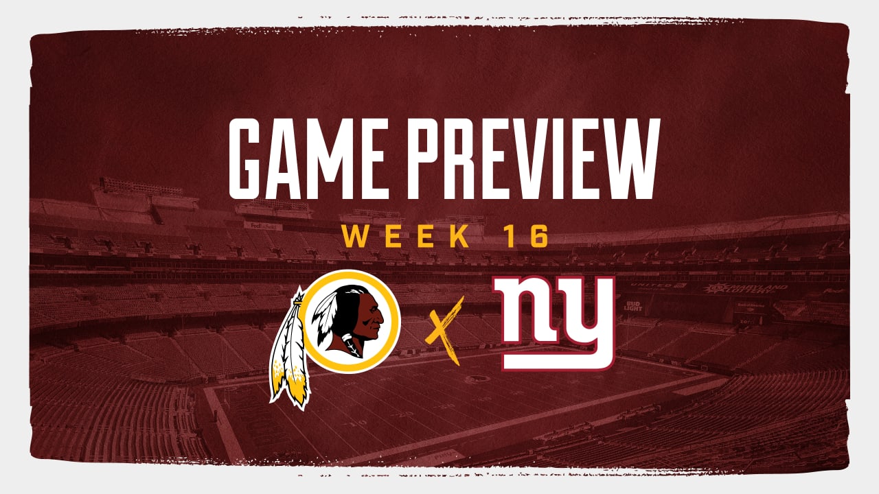 New York Giants vs. Washington Redskins Scouting Report - 2019 Week 16