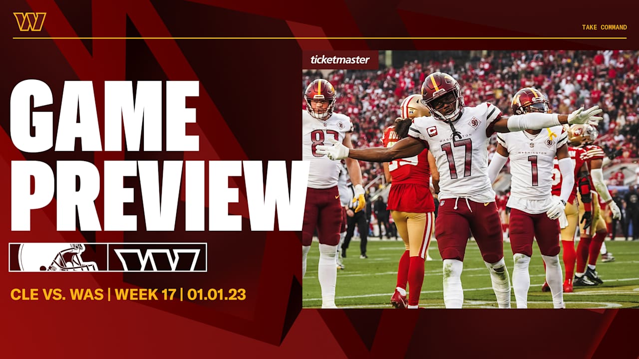 Commanders vs. Browns preview Playoffs on the line