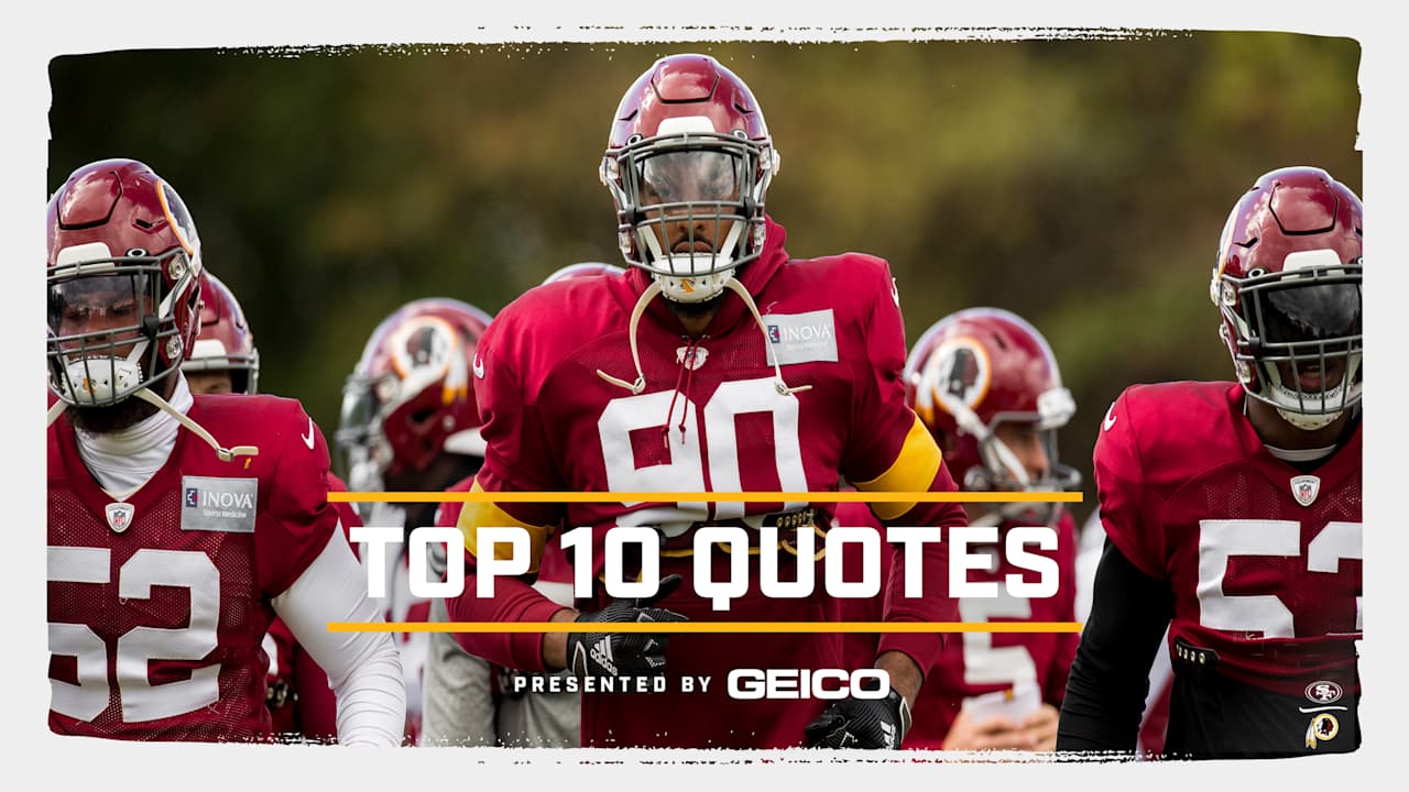 Top 10 Quotes: Redskins-49ers Practice Week