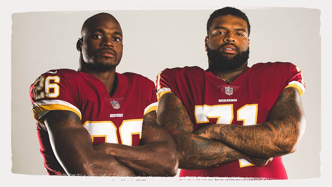 Reunited As Redskins: Trent Williams And Adrian Peterson Teammates Again In  Washington