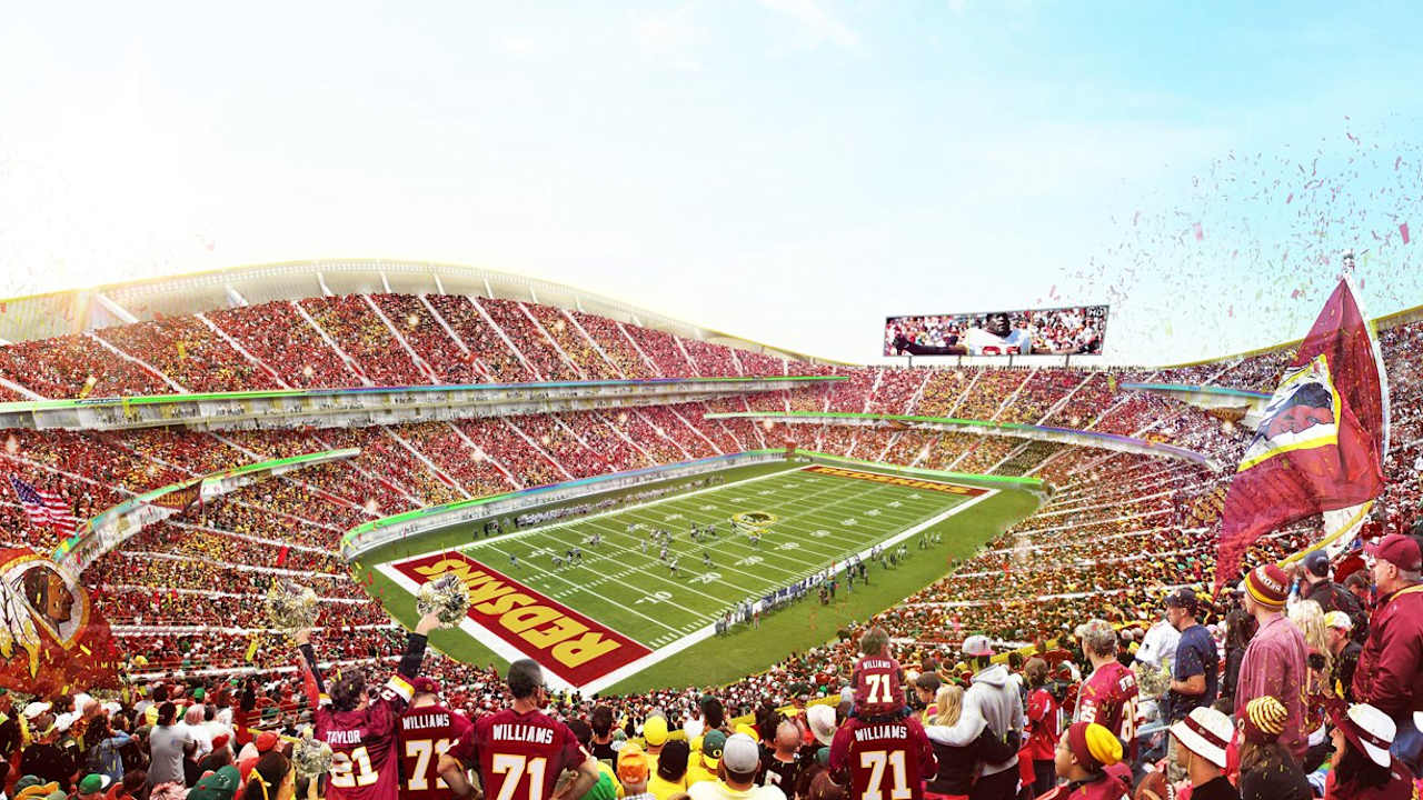 Where is new Washington Commanders football stadium going to be