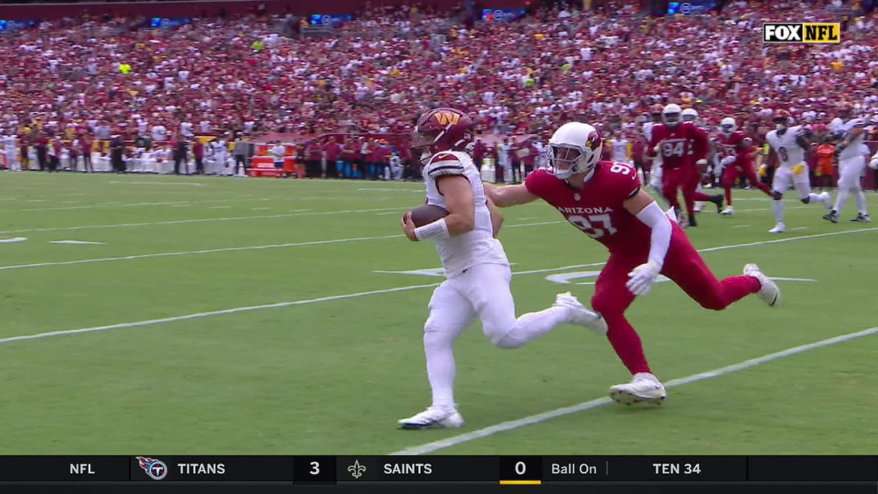 Tempers flare after Cardinals' late hit on Sam Howell
