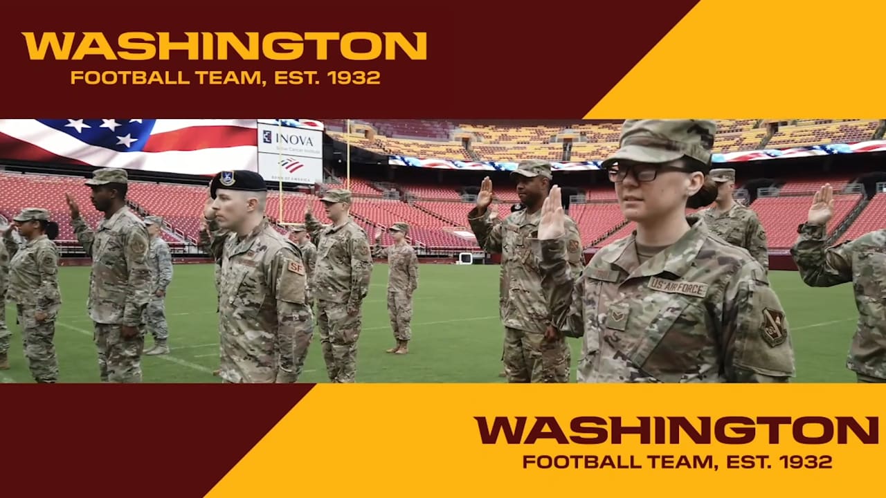 Washington Football Team Celebrates The United States Air ...