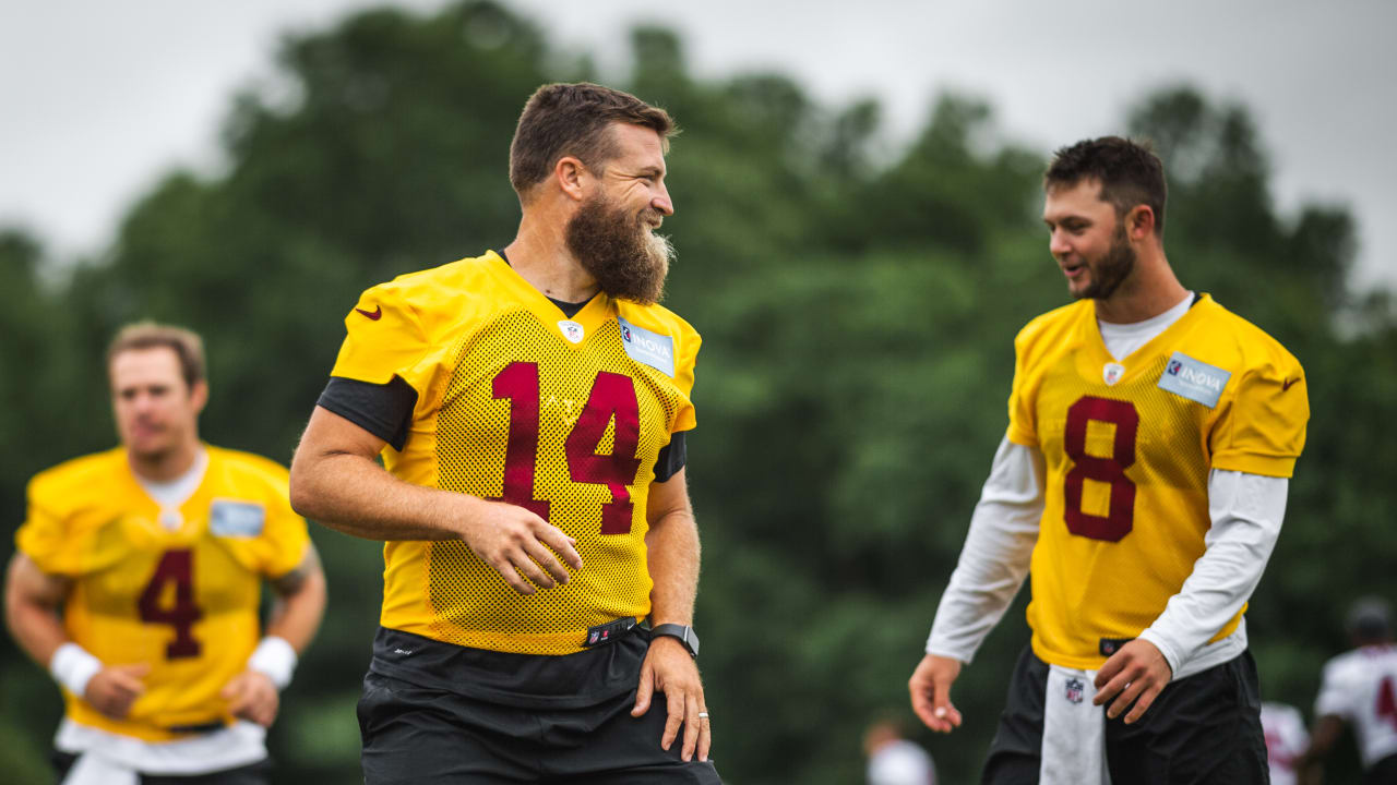 Ryan Fitzpatrick of the Tampa Bay Buccaneers runs with the ball