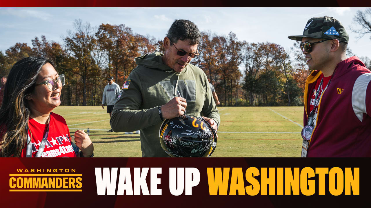 Wake Up Washington  Ron Rivera named Commanders' Salute to