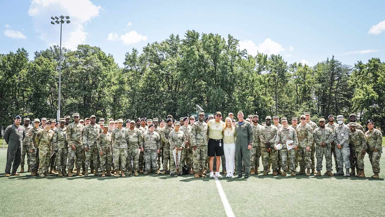 Womens Baltimore Ravens Mark Andrews Camo 2019 Salute To Service