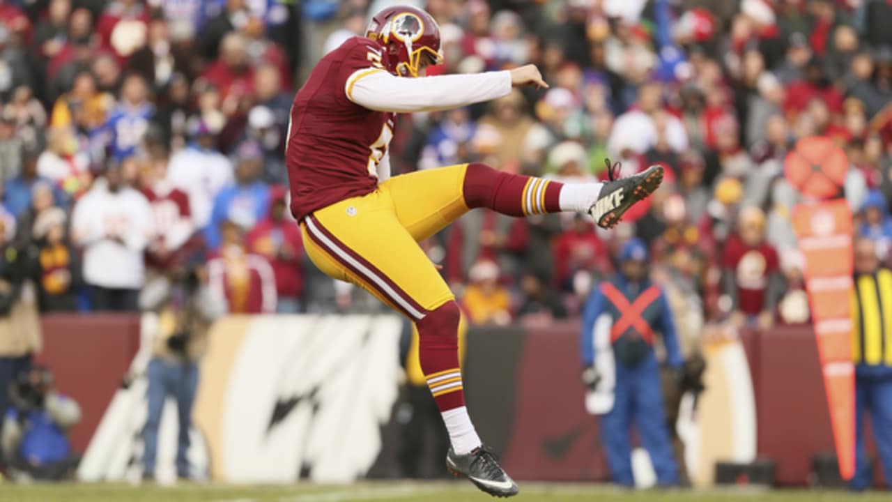 Redskins new punter Tress Way used to name debate