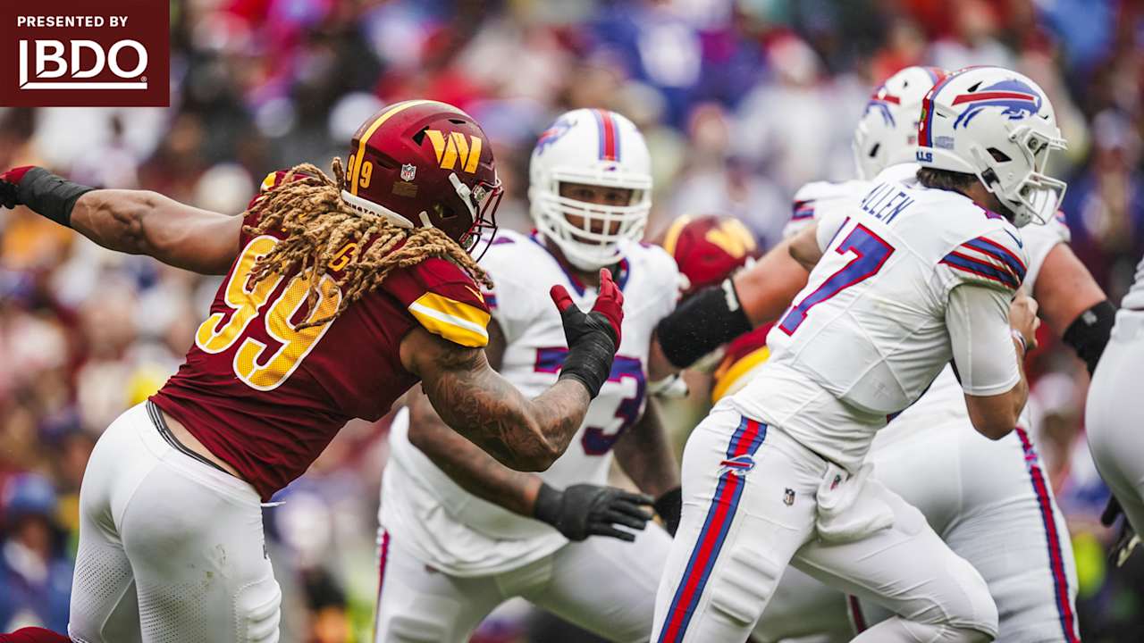 Stats & Snaps: Week 3 Washington Commanders vs Buffalo Bills - Hogs Haven