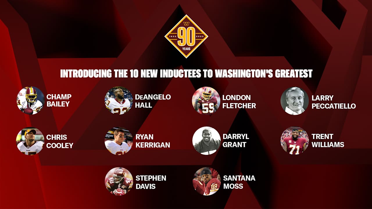 Commanders announce inductees to 'Greatest Players' list