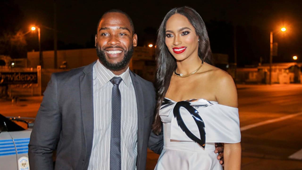 Pierre Garçon Escorts Miss Haiti On Return From Miss Universe Pageant