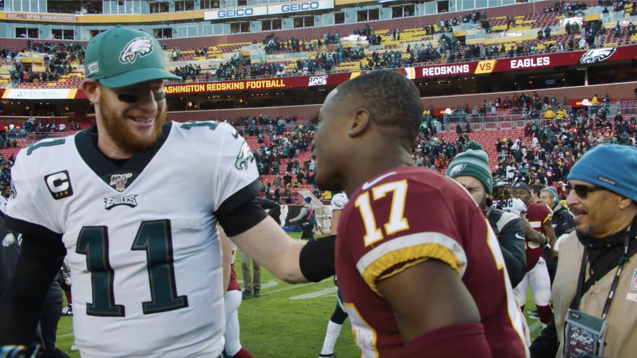 It took 3 plays for Washington fans to turn on Carson Wentz  again