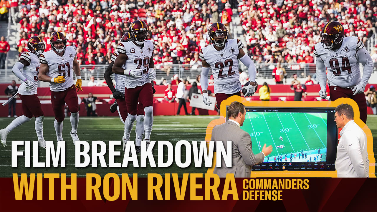 Film Breakdown With Ron Rivera | Commanders Defense And Scouting The Browns