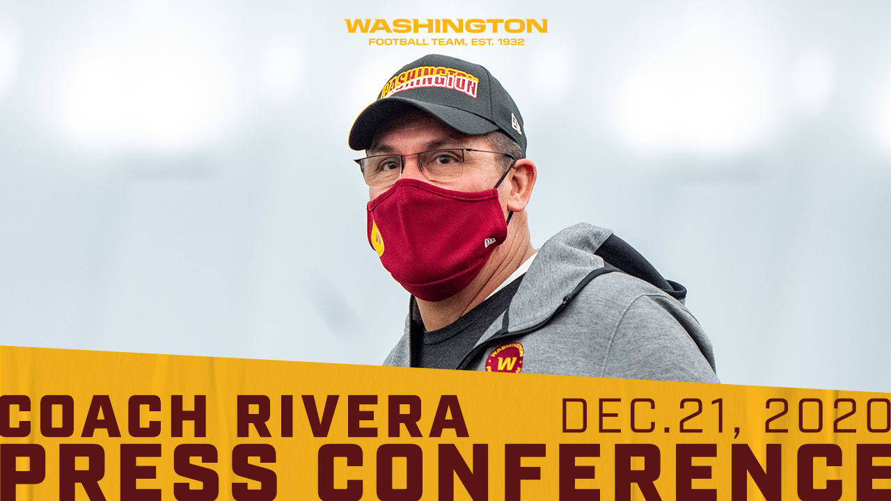 Press Conference: Coach Ron Rivera | December 21, 2020