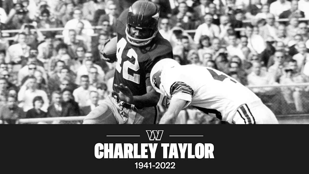 Hall of Famer Charley Taylor passes away at 80