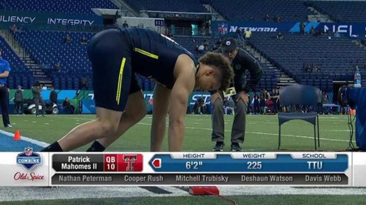 NFL: Mahomes Runs An Unofficial 4.80 40-Yard Dash